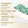 thumbnail image 6 of Animal Peel and Stick Wallpaper 17.7in x 9.8ft Winter Penguins Ice Skating Colorful Scarves Snowy Contact Paper Vinyl Waterproof Self Adhesive Wall Paper for Bedroom Shelf Cabinet Renter Friendly, 6 of 8