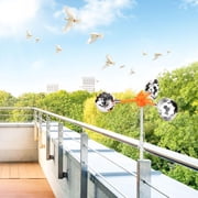 Birds Reflect Deterrent Visual Bird Scarer Outdoor Control Devices Repeller for Seagull Pigeon Harmless Wind Driven Solar Audio Yard Farm Decor