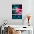 thumbnail image 2 of Elephant Stock The Eagle Nebula Wall Art - Vertical Multi Panel Canvas - Living Room Wall Decor - Astronomy & Space Multi Panel - Pink And Turquoise Decor By Bridgeman Images - 14" x 23", 2 of 4