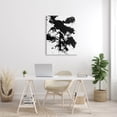 thumbnail image 2 of Modern Silhouette Brushed Shape Abstract Graphic Art Gallery Wrapped Canvas Print Wall Art, 2 of 7