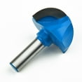 thumbnail image 3 of 1/2'' Shank Woodworking Round Nose Cove Core Box Router Bit 2" Dia Cutter Tool, 3 of 7