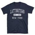 thumbnail image 1 of Lattingtown New York Classic Established Men's Cotton T-Shirt, 1 of 1