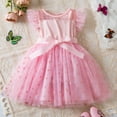 thumbnail image 2 of Child Baby Girl Tutu Dresses Dinosaur Dress Summer Clothes Kids Sequin Princess Gown ,Color Pink,Size 2-3Years, 2 of 9