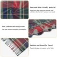 thumbnail image 5 of FORMRS Womens Scarf Winter Soft Long Big Warm Shawls Wrap Tassel Scarves, Warm Tartan Mosaic, 5 of 9