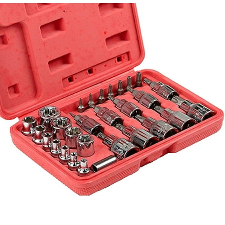 - Male Female Torx Star Socket & Bit Set E & T Sockets with Torx Bits - 30pc, WennoW Male Female Torx Star Socket & Bit Set E & T Sockets with Torx Bits -.., By WennoW