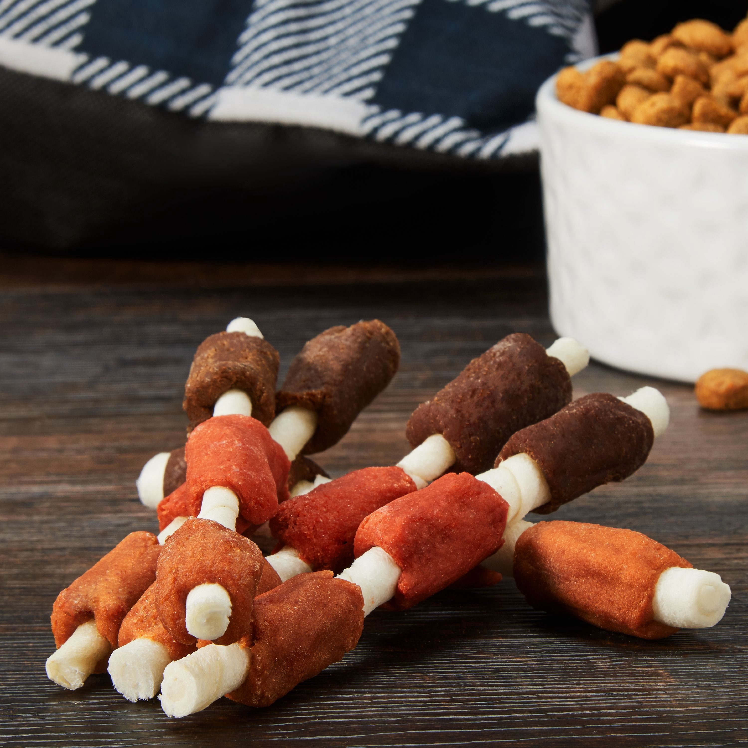 Ol' Roy Rawhide Tri-Flavored Kabob Dog Chews, 5", 24 oz