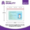 thumbnail image 3 of Portacredencial MARS WELLNESS 10 x 7,5 cm impermeable, paquete de 5, 3 of 7