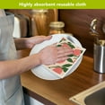 thumbnail image 4 of Briarwood Lane Pink Citrus Swedish Dishcloth (2-pack), 4 of 5