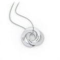 thumbnail image 3 of Engravable Interlocking Triple Ring Pendant, 3 of 6