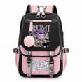 thumbnail image 1 of K-Pop Demon Hunters Anime School Backpack Cute Cartoon Print Bag for Students 1, 1 of 5