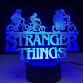 thumbnail image 2 of Lámpara de ilusión 3D Stranger C Things Lámpara de mesa de luz nocturna de cabecera 16 Decoración que cambia de color Año nuevo Regalo de San Valentín para niños Niñas Decoración de guardería Zhivalor BST3079392, 2 of 5