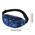 thumbnail image 3 of Running Belt Waist Bag for Women Men, Adjustable Exercise Pouch with Foldable Water Bottle Holder, Waterproof Nylon Fitness Pack, Large Capacity Phone Accessories Carrier, 3 Colors, 3 of 7