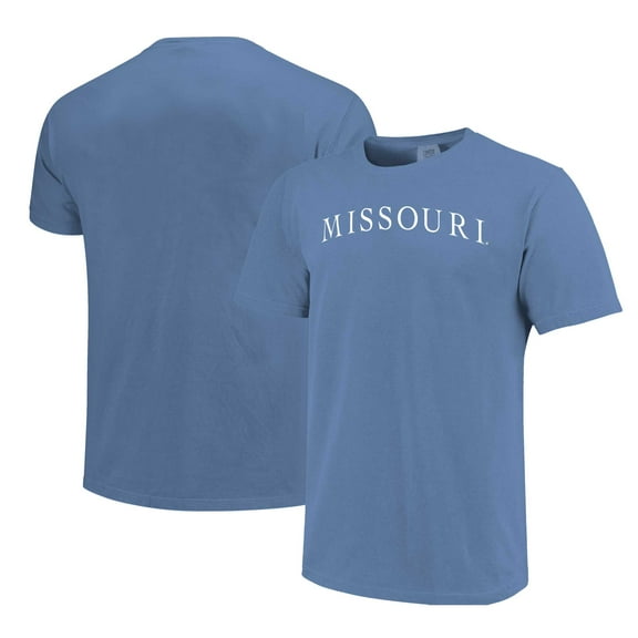 Unisex Blue Missouri Tigers Comfort Colors Fashion Color Arch-T-Shirt