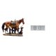 thumbnail image 1 of Escultura De Resina Con Forma De Caballo, Adorno Artístico Con Reloj Digital Para Decoración Del Hogar, La Oficina O La Sala De Estar, Ideal Para Amantes De Los Animales (temperatura Y, 1 of 8
