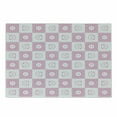 thumbnail image 1 of Checkered Cutting Board, Squares with Funny Happy Piggy Faces Girls Pattern, Decorative Tempered Glass Cutting and Serving Board, Small Size, , by Ambesonne, 1 of 1