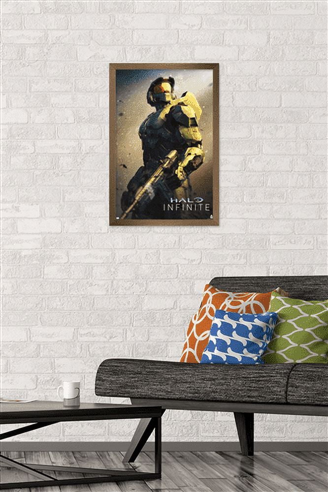 Halo Infinite - Become Wall Poster, 14.725" x 22.375", Framed