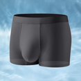 thumbnail image 2 of IWRICH Men's Incontinence Underwear Leakproof Boxer Briefs for Bladder Control Regular Absorbency Modal Panties GY1 M, 2 of 5