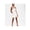 Beige, variant on Womens Light Blue Open Back Unlined Terry Cloth Sleeveless Collared Mini Cocktail Body Con Dress S