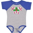 thumbnail image 3 of Inktastic Candy Canes and Holly Christmas Boys or Girls Baby Bodysuit, 3 of 5