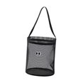 thumbnail image 2 of Bolso de malla para la playa, bolso de hombro para nadar, mujer, deportes, ir al trabajo, compras Negro, 2 of 9