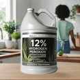 thumbnail image 2 of Nature’s Freedom 12% Hydrogen Peroxide Concentrate 4X Powerful Multi-Purpose Cleaner for Home, Laundry, Kitchen, Bath, Garden & Water Treatment - 4 Pack, 2 of 2