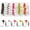 1/16oz Crappie Jigs Kit,25Pcs, variant on VanRolldex 5 in Plastic Fishing Lure for Bass Trout with Spinner Painted Fishing Jigs
