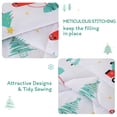 thumbnail image 4 of Set de edredón JSD para niños, tamaño doble, árbol de Navidad, Red Cars, 4 of 8