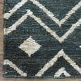 thumbnail image 5 of Hand Knotted Sumak Jute Eco-Friendly Area Rugs - 5'X8', Rectangle Shape, Green Beige Color, Contemporary Pattern, High Pile, Natural Fiber, Outdoor Indoor Handmade Area Rugs For Living Room (J00078), 5 of 5