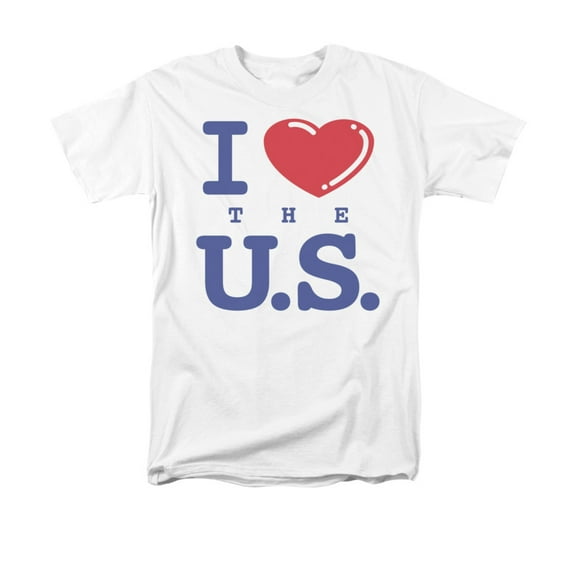 I Love The U.S. Funny Adult T-Shirt Tee