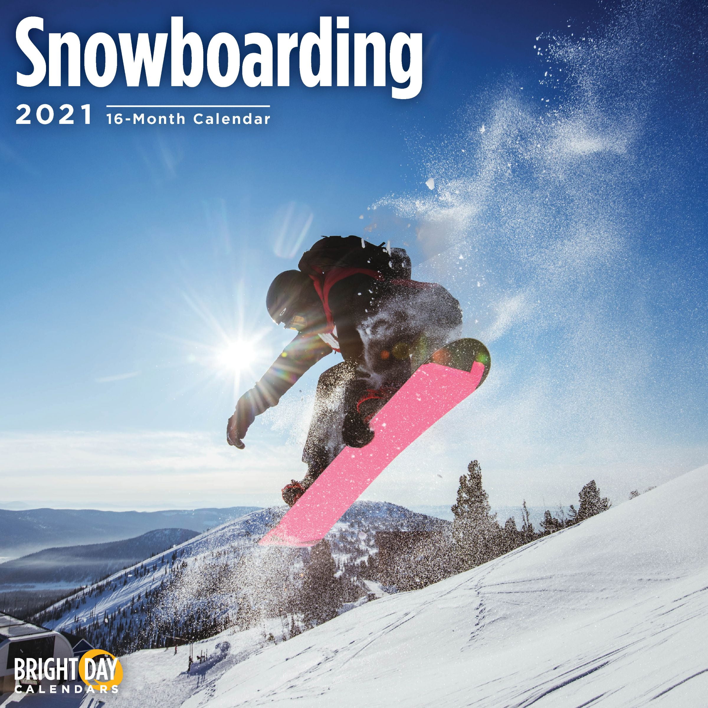2021 Snowboarding 12 x 12 Wall Calendar Winter Sports Snow Slopes