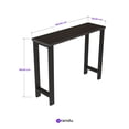 thumbnail image 3 of Recibidor Credenza Multiusos Randu 100x30 Color Negro 1 Pulgada De Grosor Práctico Y Moderno, 3 of 3