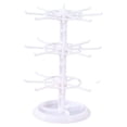 thumbnail image 1 of Minnieouse Estante de almacenamiento giratorio para joyas resistente al desgaste, resistente a impactos y que no se deforma para una larga Ropa, zapatos y accesorios Miscelánea blanco, 1 of 6