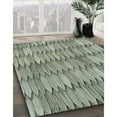 thumbnail image 2 of Ahgly Company Indoor Rectangle Patterned Dark Olive Green Novelty Area Rugs, 3' x 5', 2 of 6