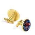 thumbnail image 3 of Octopus Elegant Men's Cufflinks for Formal Attire, Made of Stainless Steel, for Business Meetings and Weddings, 3 of 6