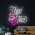 thumbnail image 4 of Handmadetneonsign Thai Tea Neon Sign, Thai Tea Neon Light, Milk Tea Led Sign, Tea Drink Led Light, 4 of 5