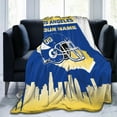 thumbnail image 3 of Custom Los Angeles 2 Blanket Personalized Throw Blankets Name and Number for Men Women Boy Football Style Decor Gifts, 3 of 6