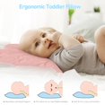 thumbnail image 3 of Almohada Babebay Soft Kid para niños de 2 a 5 años con funda de almohada rosa, 3 of 6
