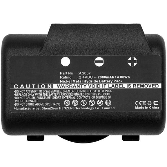 Batteries N Accessories BNA-WB-H7155 Remote Control Battery - Ni-MH, 2.4V, 2000 mAh, Ultra High Capacity Battery - Replacement for IMET AS037 Battery
