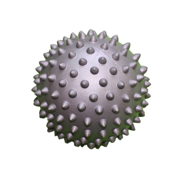 Bola de masaje dura con punta de PVC de 7,5 cm, punto de disparo, deporte, mano, pie, dolor, fascitis, aliviador, gris YUNYI BRAND  Deportes