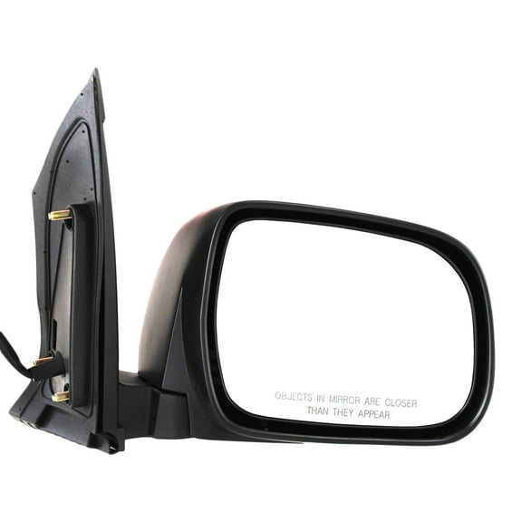 MIRROR Compatible For 2004-2010 Toyota Sienna Right Passenger Heated Power Glass Textured Black