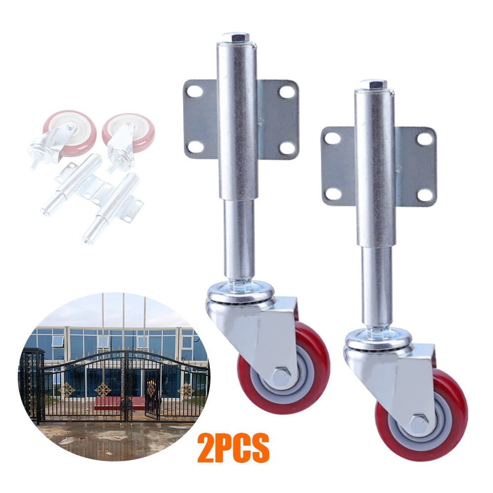 Gate Wheel, Heavy Duty Spring Loaded Swivel Caster, Shock Absorption Door Caster Wheels