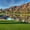 Golf Course In Palm Springs, variant on Elephant Stock Golf Course Sunset Wall Art - Horizontal Canvas Wall Art - Living Room Wall Decor - Places Canvas - Green And Orange Decor - 12" x 8"