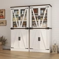 thumbnail image 7 of Blotout Kitchen Pantry Cabinet with Doors and Drawer, 71" Tall Farmhouse Storage Cabinet, Pantry Cabinet with Adjustable Shelves for Kitchen, Living Room, Dining Room (Antique White), 7 of 7