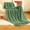 Eucalyptus, variant on Fennco Styles Modern Blue Waffle Knit Throw Blanket, 50" x 60"