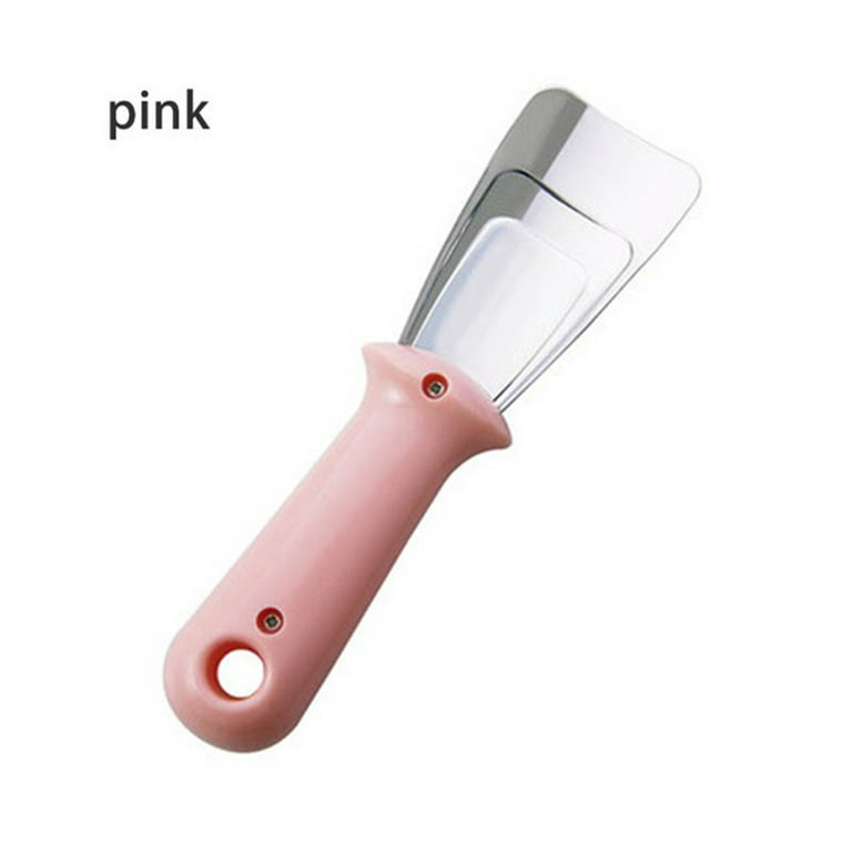 Fancy Fridge Ice Scraper, Stainless Steel Freezer Ice Remover Shovel, Household Kitchen Gadget Refrigerator Defrosting Spatula Pink, Size: 17