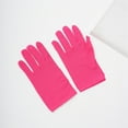 thumbnail image 3 of Thin Stretch Gloves for Women, Single Layer Performance Etiquette Gloves, Soft Knit Hand Guards for Daily Wear and Light Outdoor Activities - Hot Pink, 3 of 3