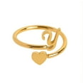 thumbnail image 3 of Xihbxyly Anillos de Inicial de Oro, Anillo Apilable con Letra Abierta, Joyería Ajustable con Alfabeto, Regalos Personalizados Únicos, Accesorio de Moda para Mujer, Perfecto para Mamá o Novia., 3 of 6