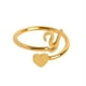 thumbnail image 3 of Xihbxyly Anillos de Inicial de Oro, Anillo Apilable con Letra Abierta, Joyería Ajustable con Alfabeto, Regalos Personalizados Únicos, Accesorio de Moda para Mujer, Perfecto para Mamá o Novia., 3 of 6