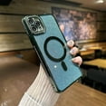 thumbnail image 1 of iPhone 11 Glitter Case [Compatible with MagSafe] Lightweight and Luxury Plating Cute Bling Shockproof Protective Rugged TPU Case Girls Women Covers Green, 1 of 12