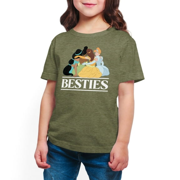Disney Princess - Princess Besties - Toddler And Youth Short Sleeve Graphic T-Shirt